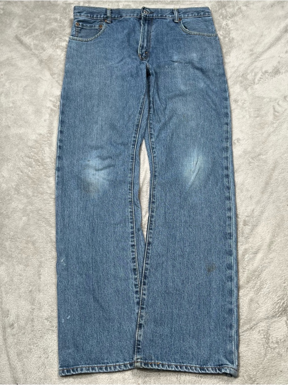 Levi's 517 Bootcut Jeans Mens 35x33 Blue Denim Western Rodeo Classic Y2K